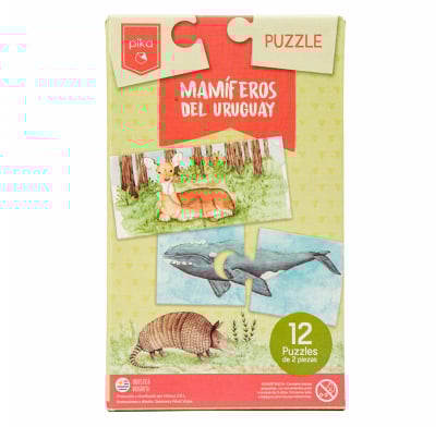 Puzzle Dúo Pika Mamíferos del Uruguay