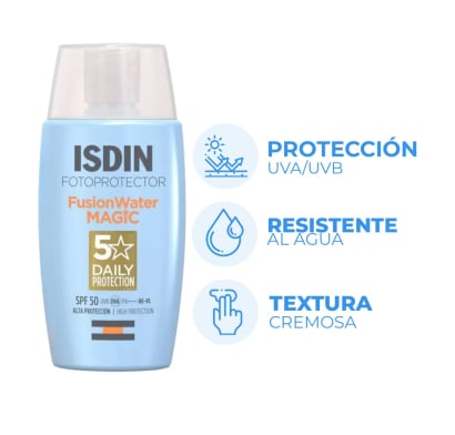 Protector Solar Isdin Fusion Water Magic FPS50 50 ml