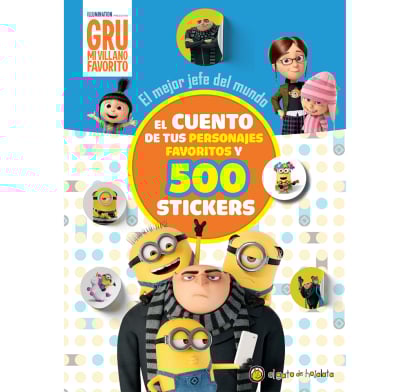 Libro Mundo de stickers - mi villano favorito