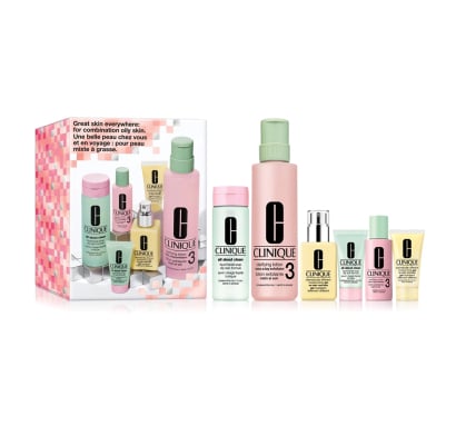 Cofre Clinique Great Skin Everywhere Rutina Completa de Limpieza + Mini Tallas