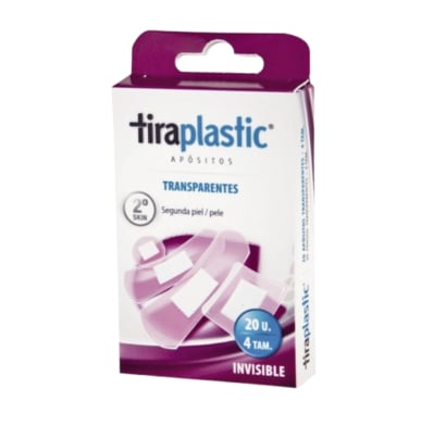 Banditas Tiraplastic Invisibles 20 Unidades 4 Tamaños