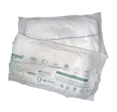 Gasa Estéril Texpol 45 x 45 cm 20 Capas