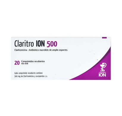 Claritro ION 500 mg 20 Comprimidos Recubiertos