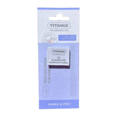 Hojas para Cortacallos Titania 10 Unidades