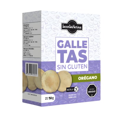 Galletas Sano Sin Harina Orégano 150 G