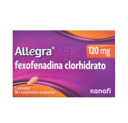 ALLEGRA 120 MG 30 COMPRIMIDOS