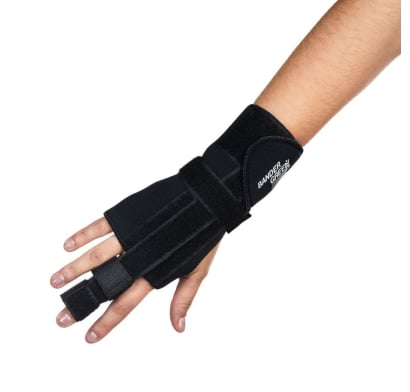 Muñequera Bander Green con Inmovilizador de Dedo Adaptable Talle 4