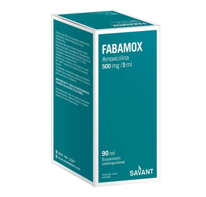 Fabamox 500 mg/5 mL Suspensión 90 ml