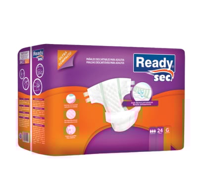 PAÑAL READYSEC GRANDE X24 UNIDADES.