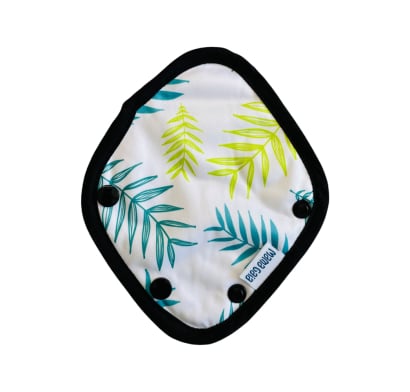 Protector Diario Reutilizable Mama Gaia Tanga Plantas Blanca 1 Unidad