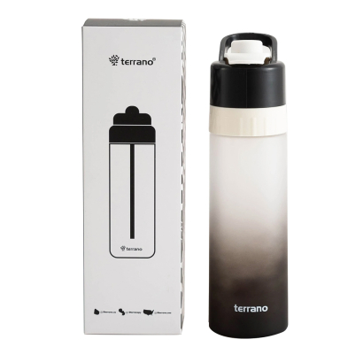 Botella Terrano Splash Negra 650 ml