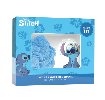 Set Stitch Gel de Ducha 280 ml + Esponja