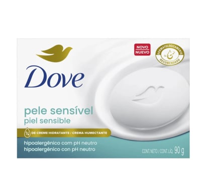Jabón en Barra Dove Piel Sensible Corporal 90 g