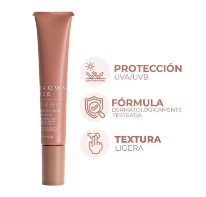 Protector Solar Brown Bee Color Dark FPS60+ 40 ml