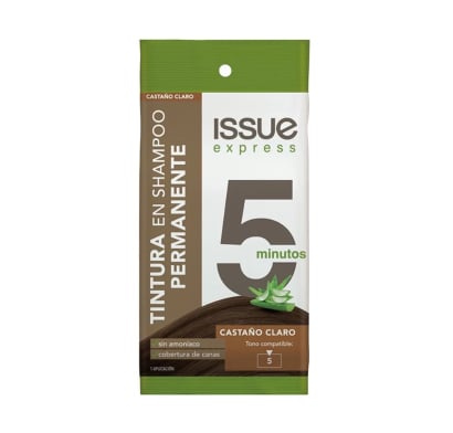 Tinta en Shampoo Issue 5 Minutos Castaño Claro