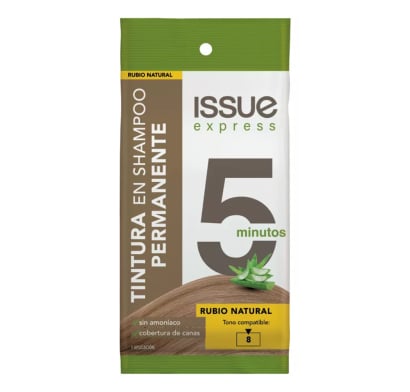 Tinta en Shampoo Issue 5 Minutos Rubio Natural