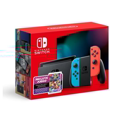 Nintendo Switch + Dos Controles + 1 Juego