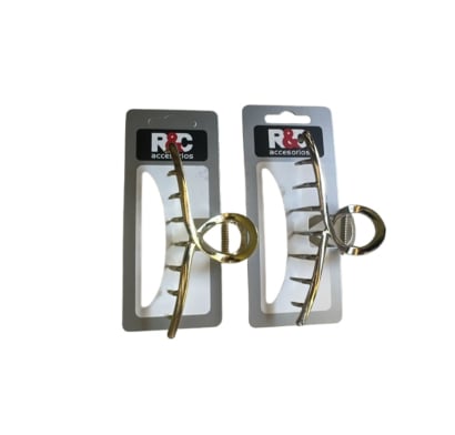 Pinza para el Pelo R&C Lazo Metal Diseños Surtidos