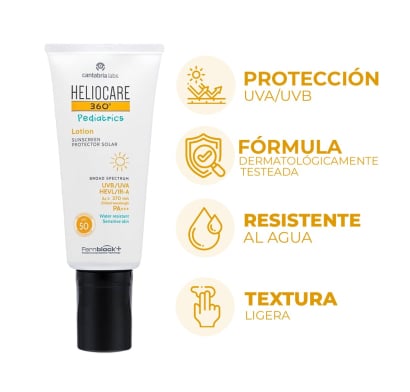 Protector Solar Heliocare 360° Loción Pediátrica FPS50+ 200 ml