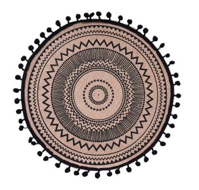 Individual Farma Hogar Circular Negro 1 Unidad