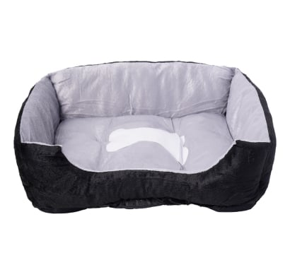 Cama para Mascota Petshop Cuadrada Gris