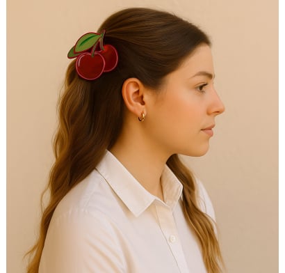 Pinza para el Pelo Top Cerezas 1 Unidad