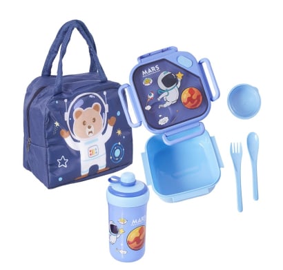 Lunchera Happy Paper Astronauta 6 Unidades