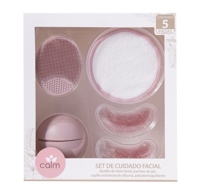 Set Calm de Cuidado Facial 5 Unidades