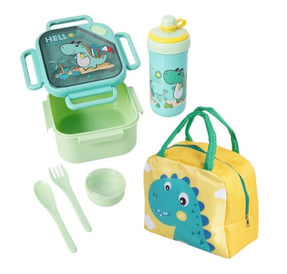 Lunchera Happy Paper Dinosaurio 6 Unidades