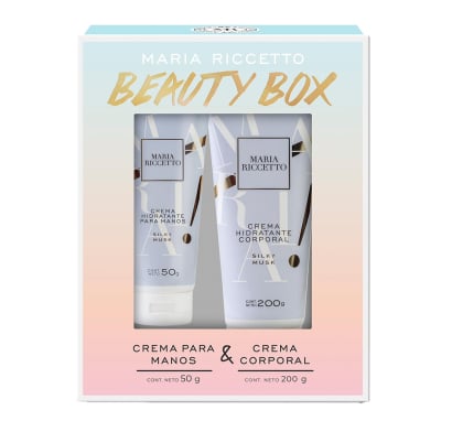 Beauty Box María Riccetto Crema de Manos 50 G + Crema Corporal Silky Musk 200 g