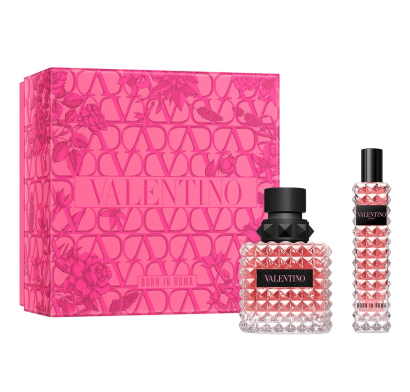 Cofre Valentino Perfume Born In Roma Donna Femme EDP 50 ml + Mini Talla 15 ml