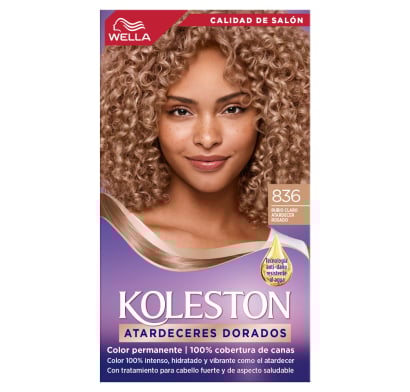 Kit Tinta Koleston N°836 Rubio Claro Atardecer Rosado