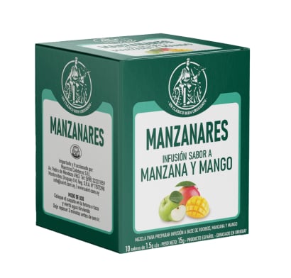 Té Manzanares Manzana y Mango 10 Unidades 