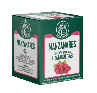 Té Manzanares Frambuesa 10 Unidades