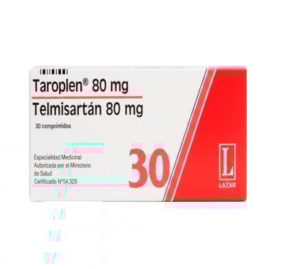 Taroplen 80 mg 30 Comprimidos