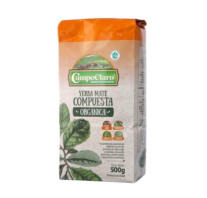 Yerba Orgánica Campo Claro Compuesta 500 g