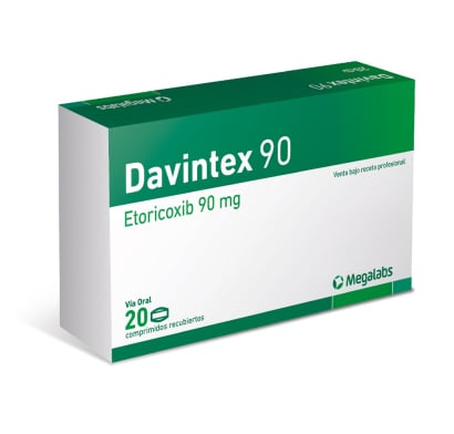 Davintex 90 mg 20 Comprimidos Recubiertos 