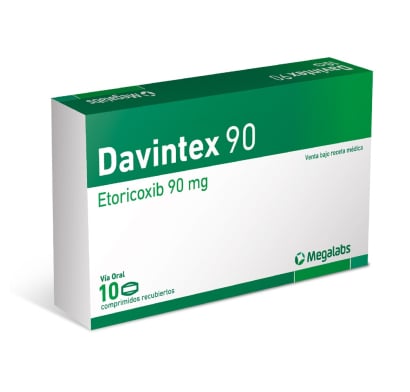 Davintex 90 mg 10 Comprimidos Recubiertos