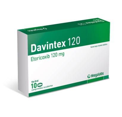 Davintex 120 mg 10 Comprimidos Recubiertos