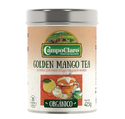 Té Orgánico Campo Claro Golden Mango 43 g