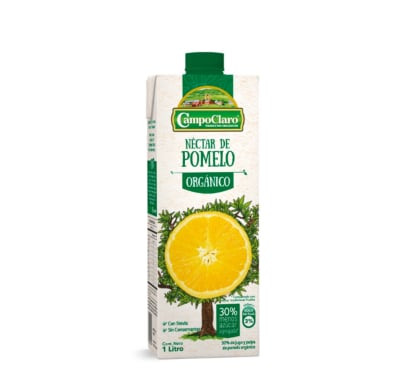 Jugo Orgánico Campo Claro Néctar De Pomelo 1 l