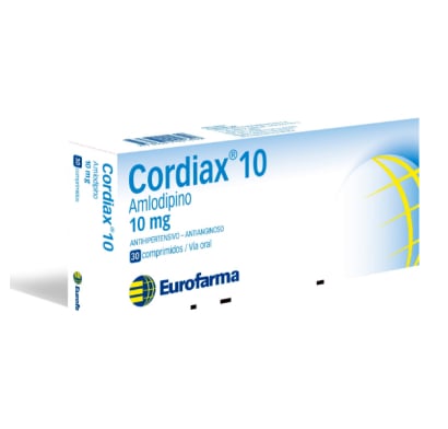 Cordiax 10 mg 30 Comprimidos