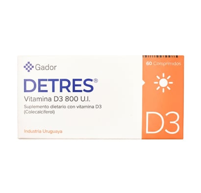 Detres 800 UI 60 Comprimidos