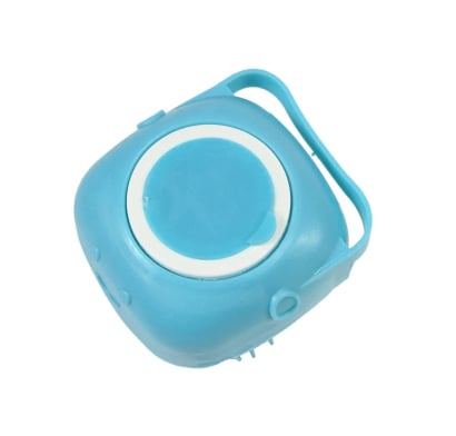 Cepillo Cuadrado Petshop con Dispensador de Shampoo 