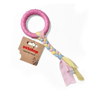 Juguete para Perros Petshop Cuerda Rosa 