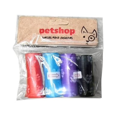 Bolsas para Desechos Petshop 4 Unidades