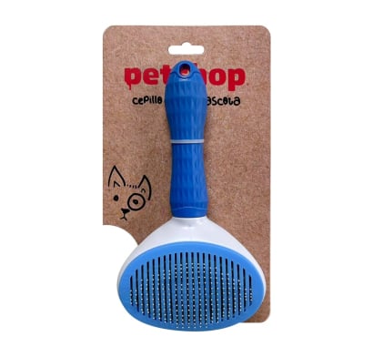 Cepillo para Mascotas Petshop Azul 