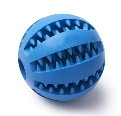 Pelota para Mascotas Petshop Dispensadora de Comida Azul