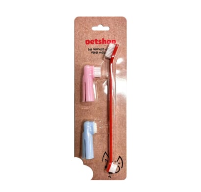 Set de Limpieza Dental Petshop para Mascotas
