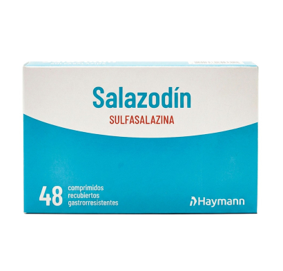 Salazodín 500 mg 48 Comprimidos Recubiertos Gastrorresistentes